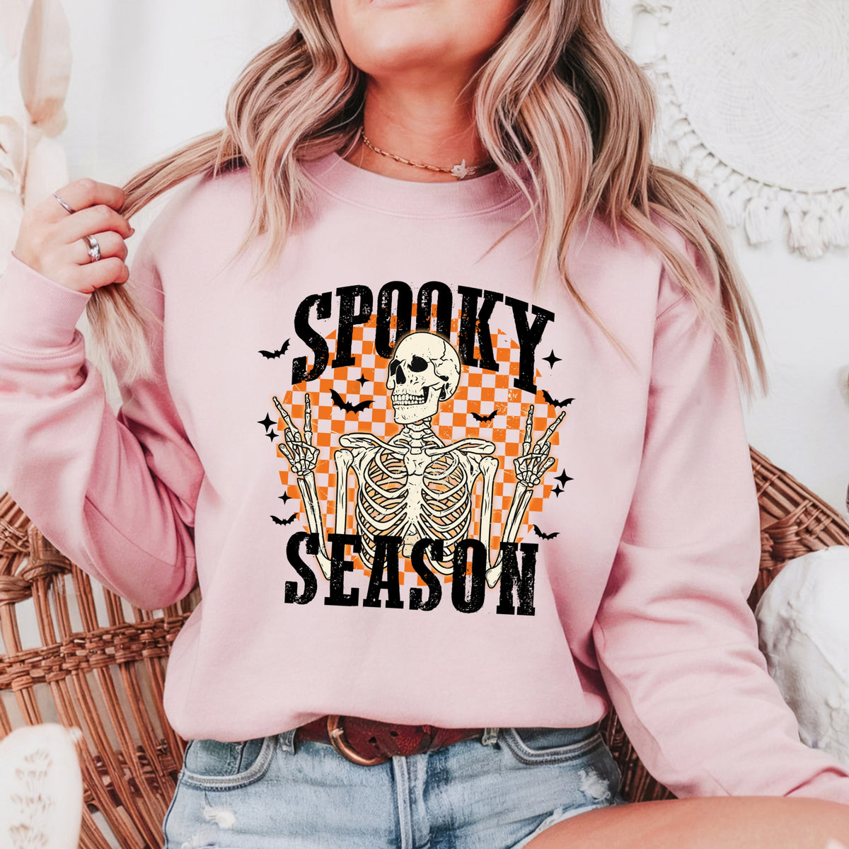 Spooky Season Halloween - Adult Crewneck Sweatshirt