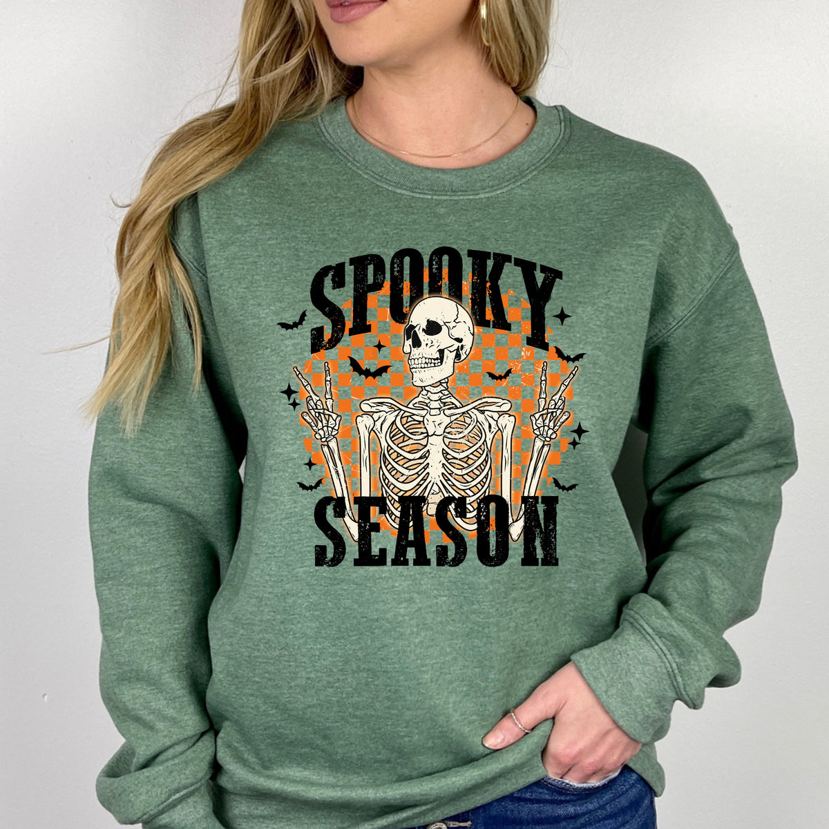 Spooky Season Halloween - Adult Crewneck Sweatshirt