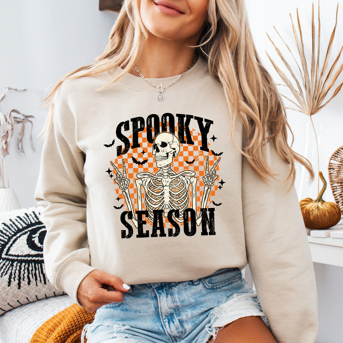 Spooky Season Halloween - Adult Crewneck Sweatshirt