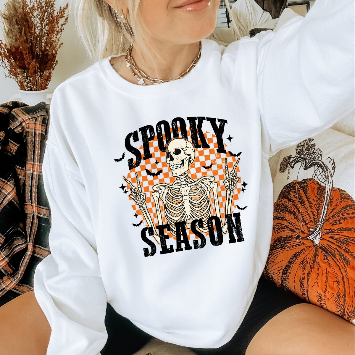 Spooky Season Halloween - Adult Crewneck Sweatshirt