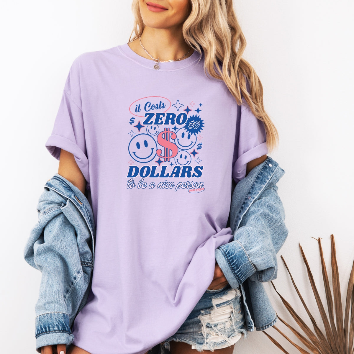 Be a Nice Person Printed Comfort Colors T-Shirt 