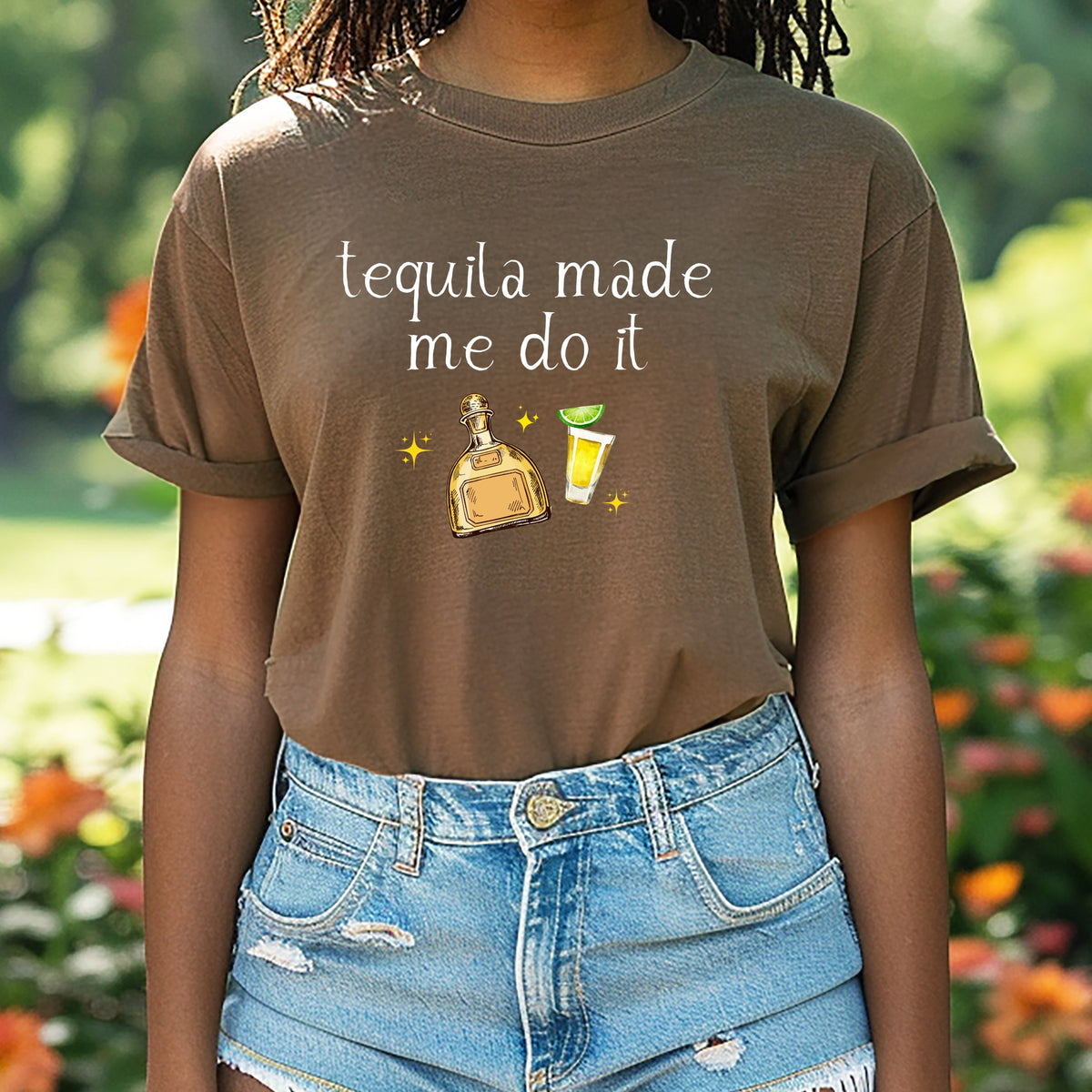 Tequila Made Me Do It - Adult Comfort Colors T-Shirt