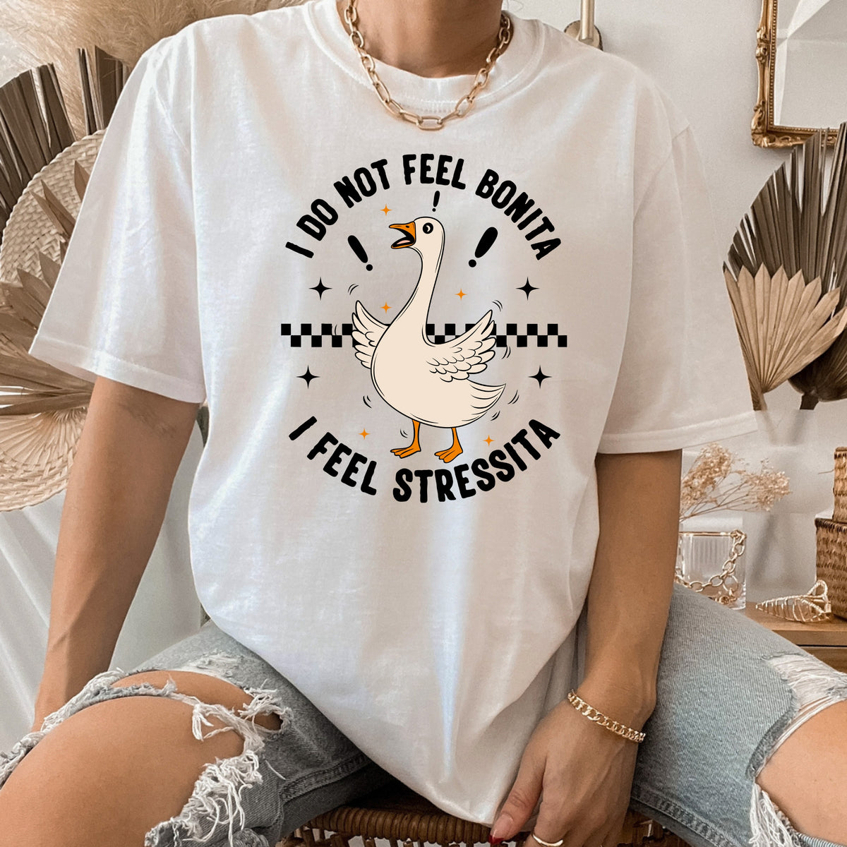 I Do Not Feel Bonita I Feel Stressita - Adult Softstyle T-Shirt