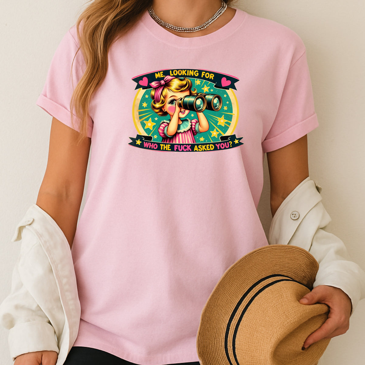 Me Looking For Who Asked You - Adult Softstyle T-Shirt