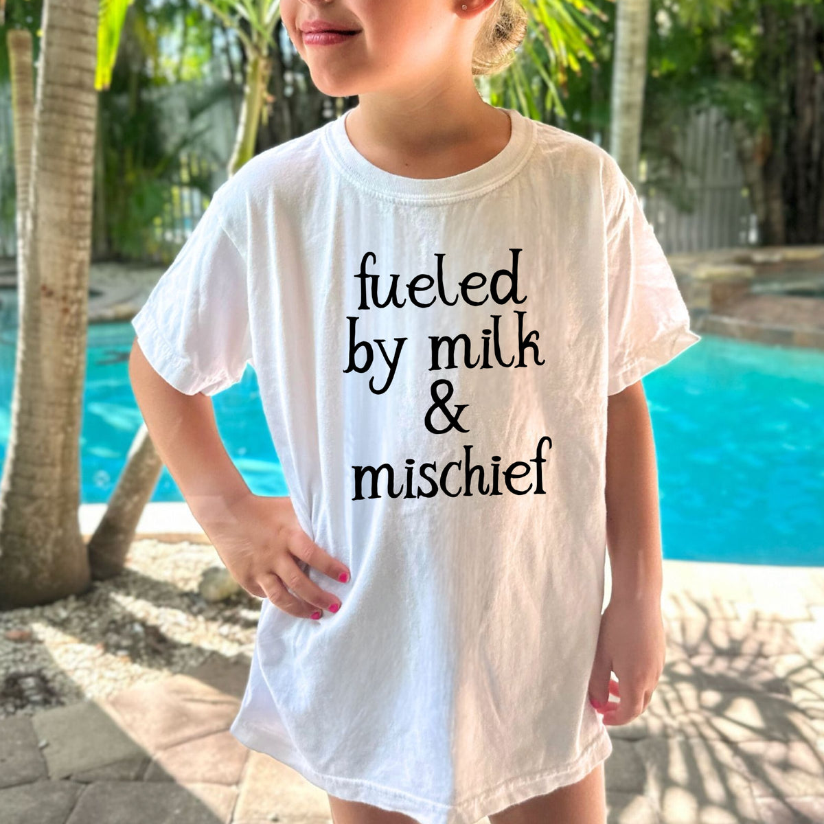 Fueled By Milk & Mischief Kids - Youth Comfort Colors T-Shirt