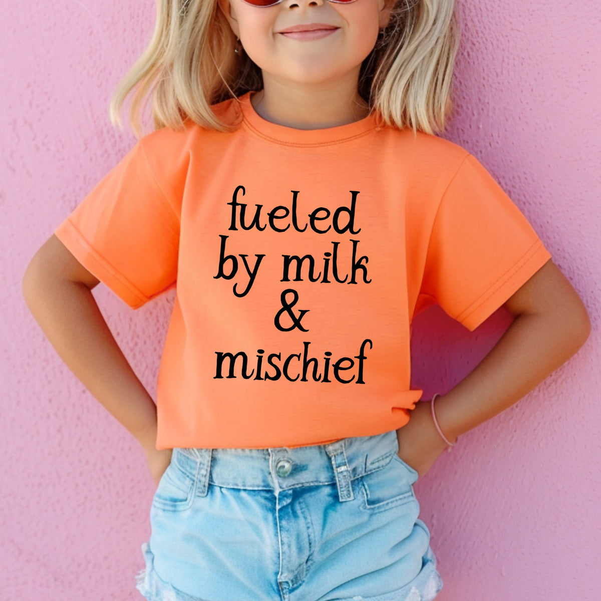 Fueled By Milk & Mischief Kids - Youth Comfort Colors T-Shirt