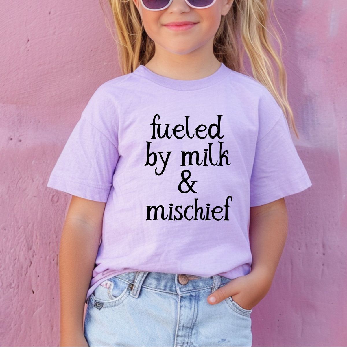 Fueled By Milk & Mischief Kids - Youth Comfort Colors T-Shirt
