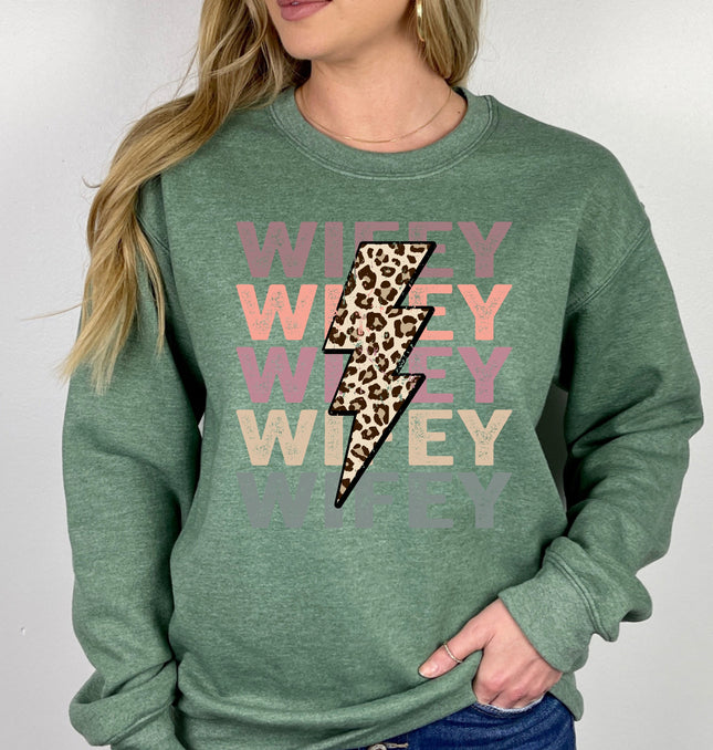 Wifey - Crewneck Sweatshirt