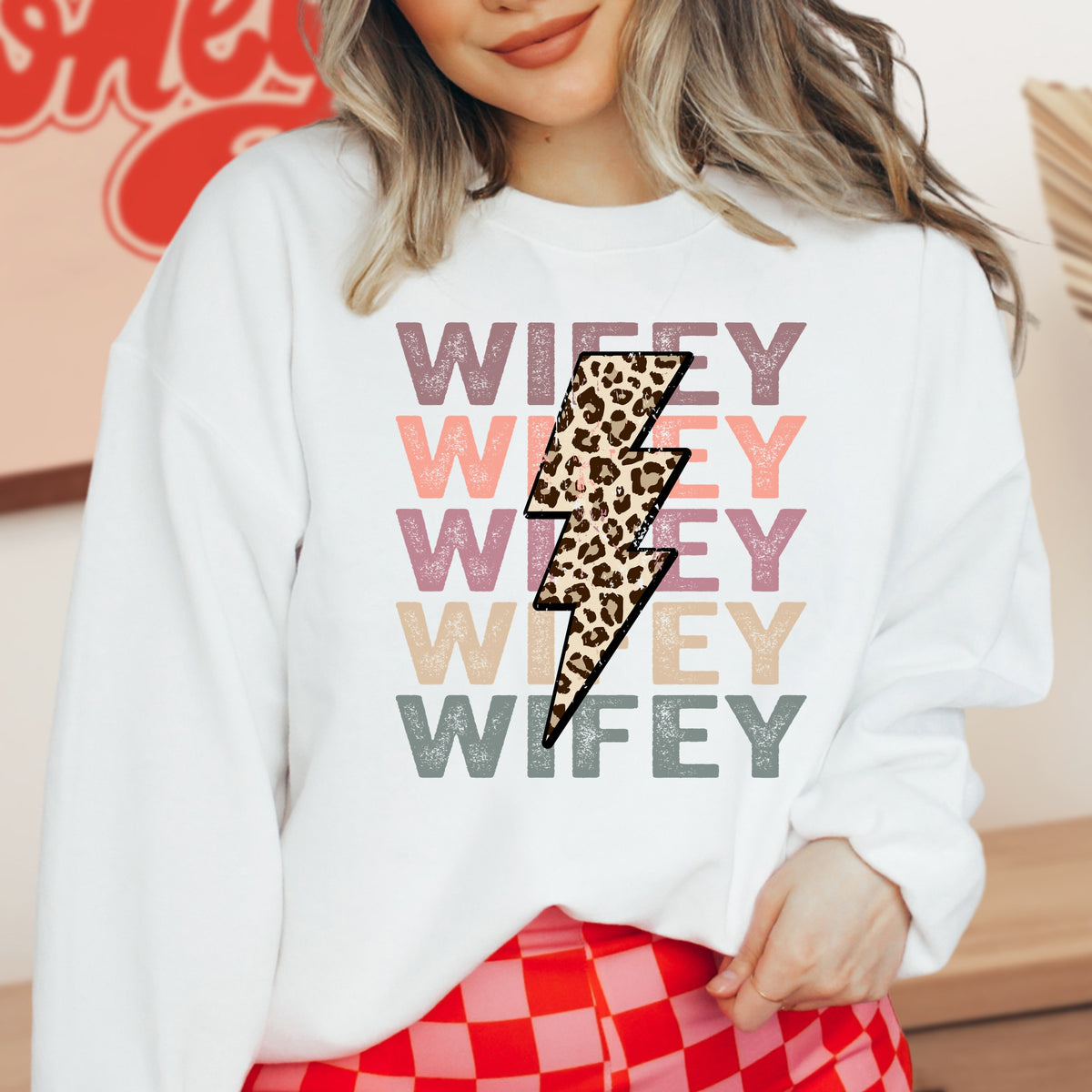 Wifey - Crewneck Sweatshirt