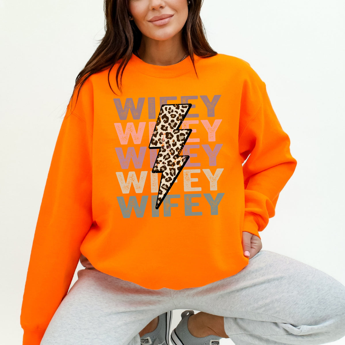 Wifey - Crewneck Sweatshirt