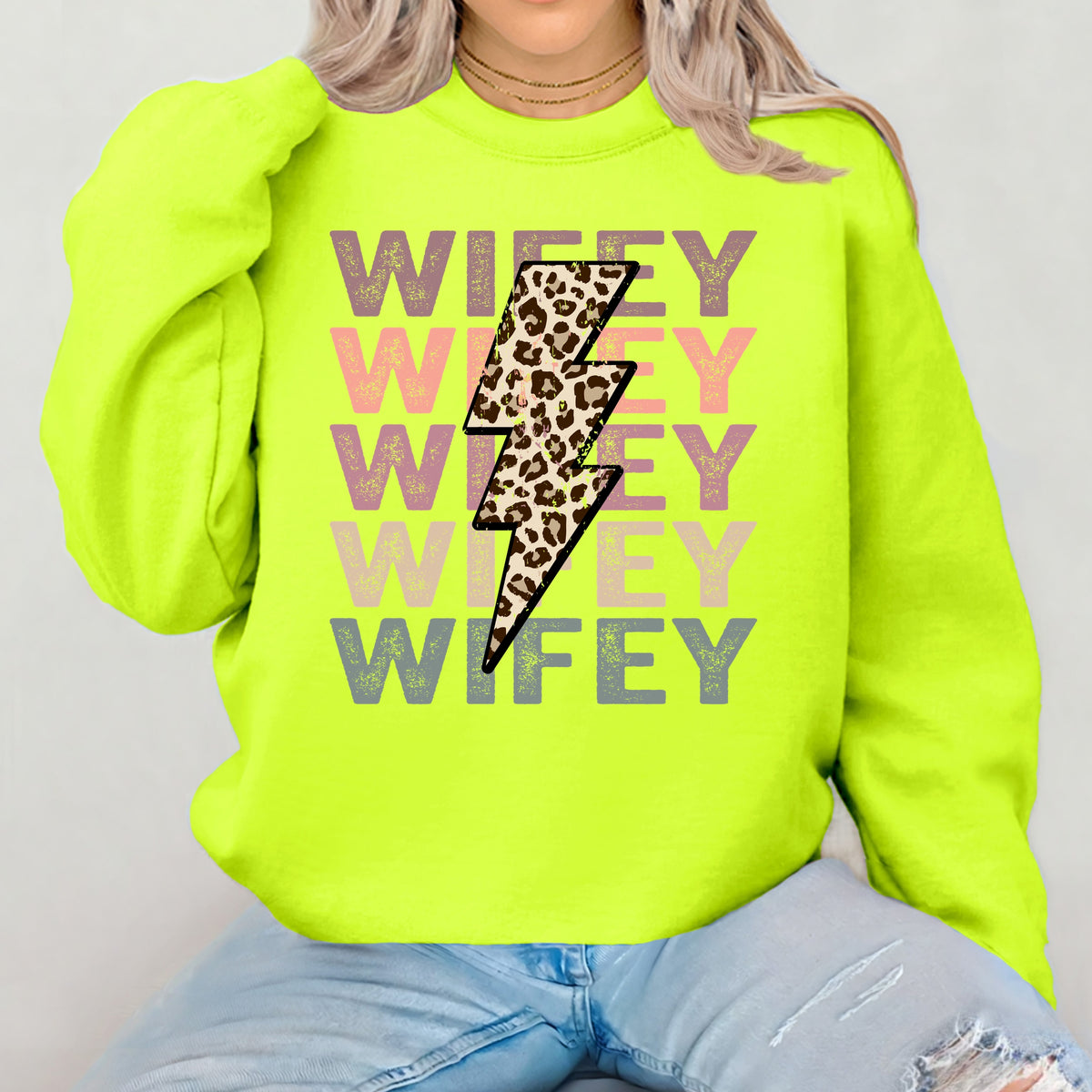Wifey - Crewneck Sweatshirt