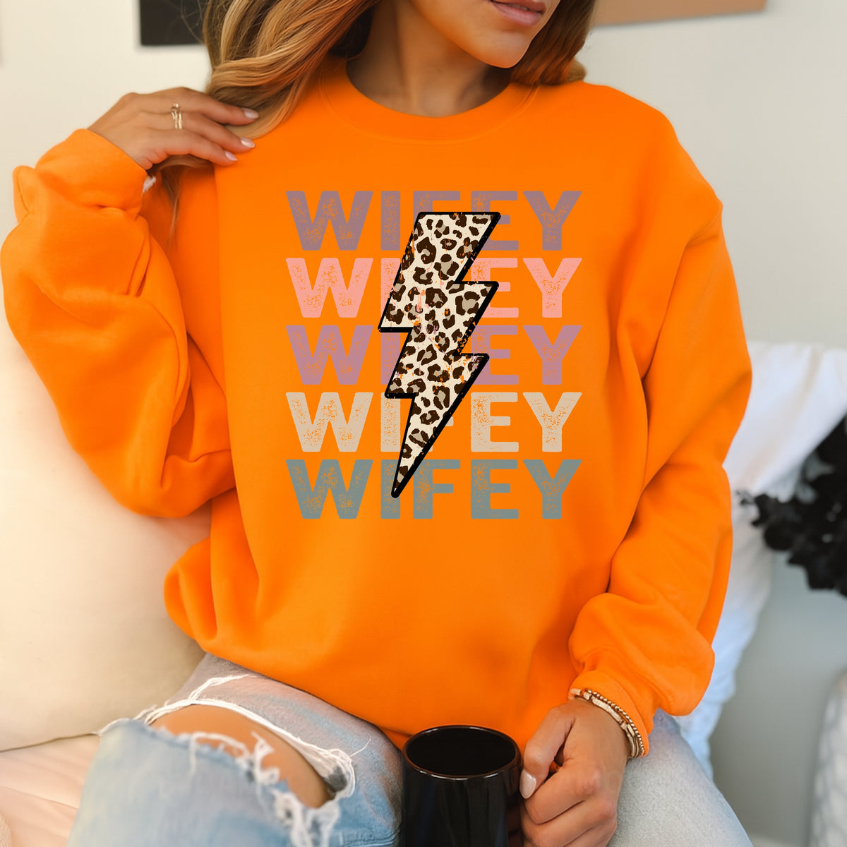 Wifey - Adult Crewneck Sweatshirt