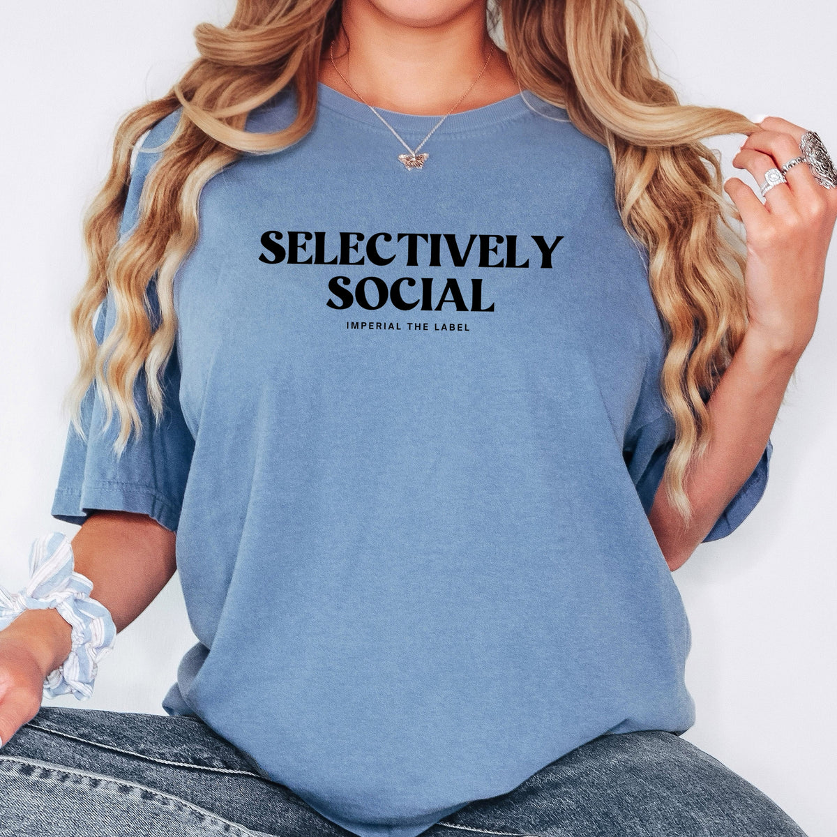 Selectively Social - Adult Comfort Colors T-Shirt