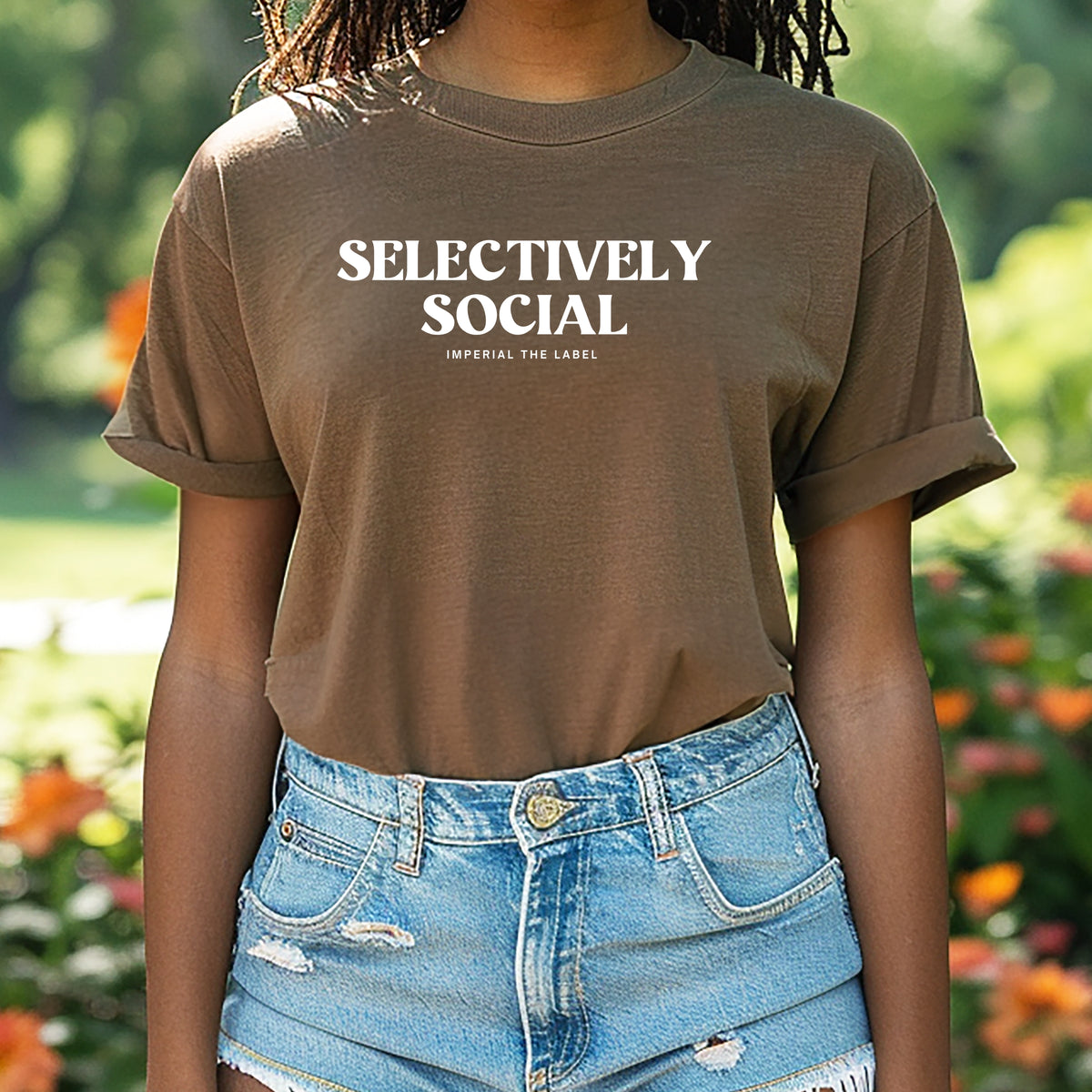 Selectively Social - Adult Comfort Colors T-Shirt