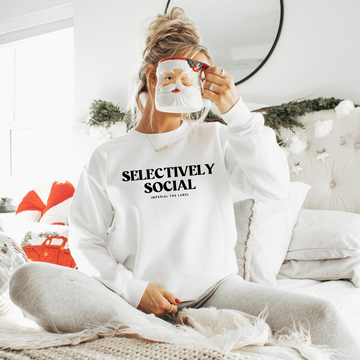 Selectively Social - Adult Crewneck Sweatshirt