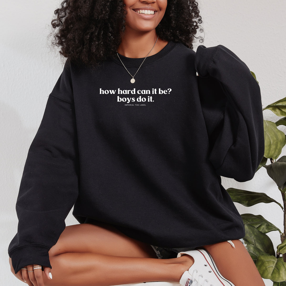 How Hard Can It Be - Adult Crewneck Sweatshirt