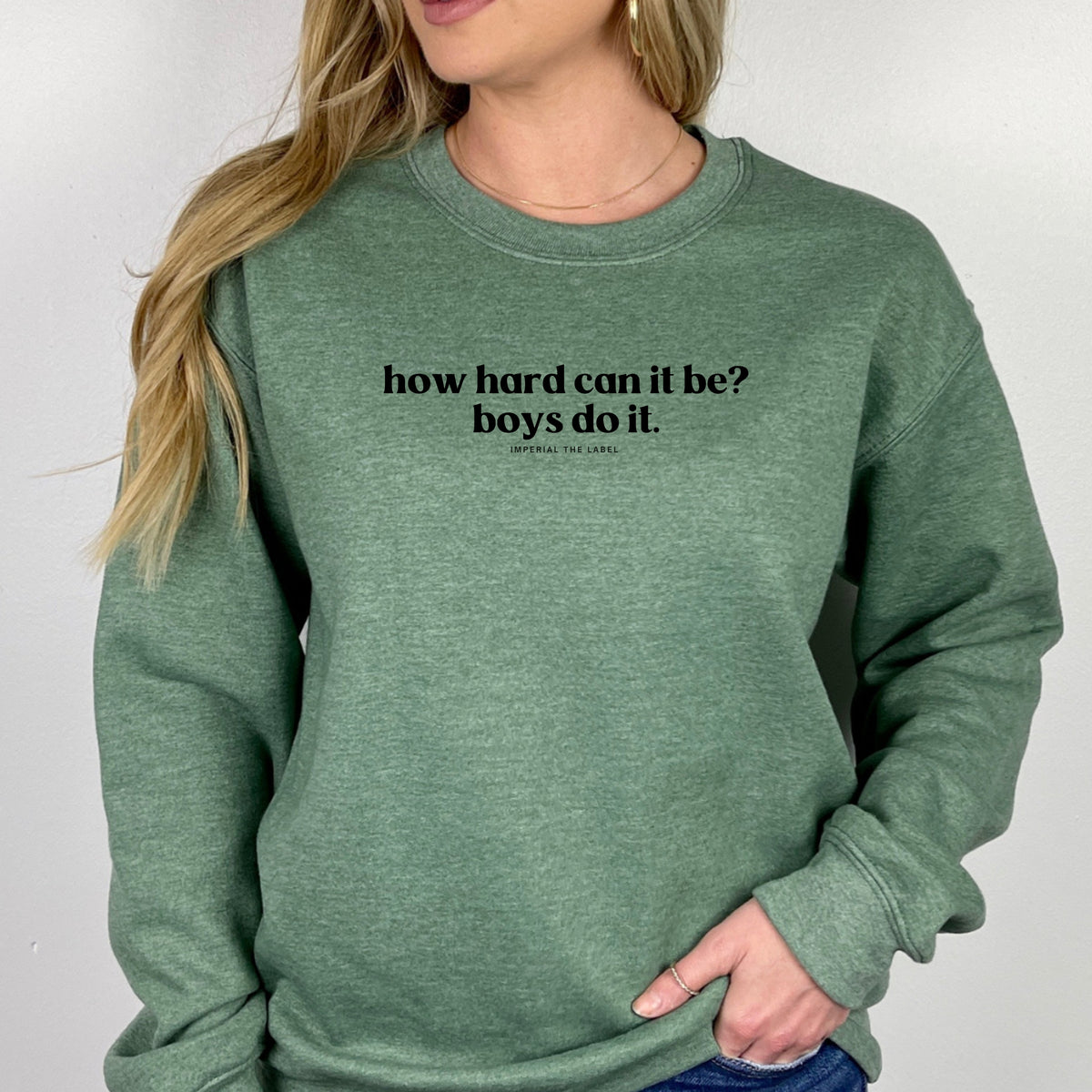 How Hard Can It Be - Adult Crewneck Sweatshirt