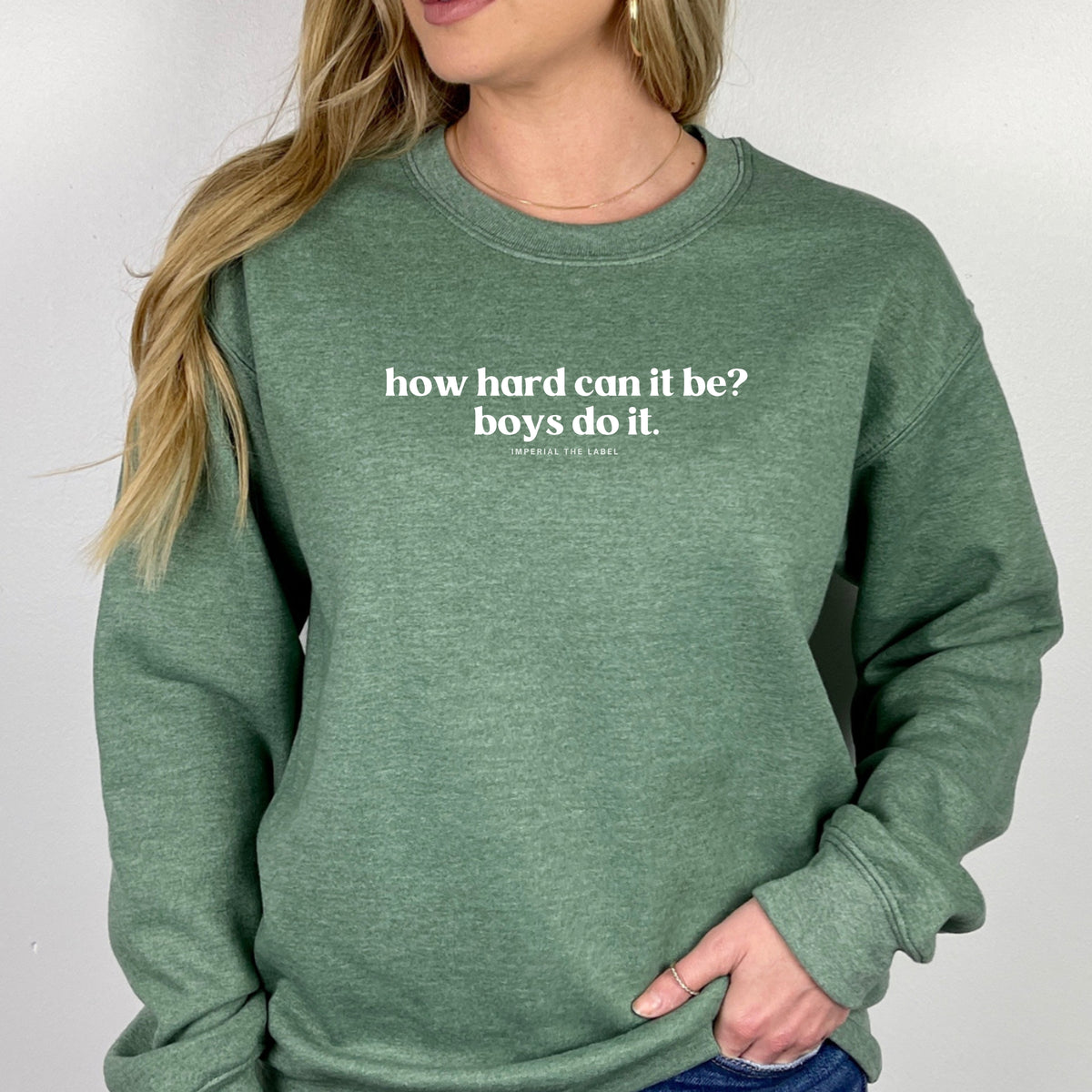 How Hard Can It Be - Adult Crewneck Sweatshirt