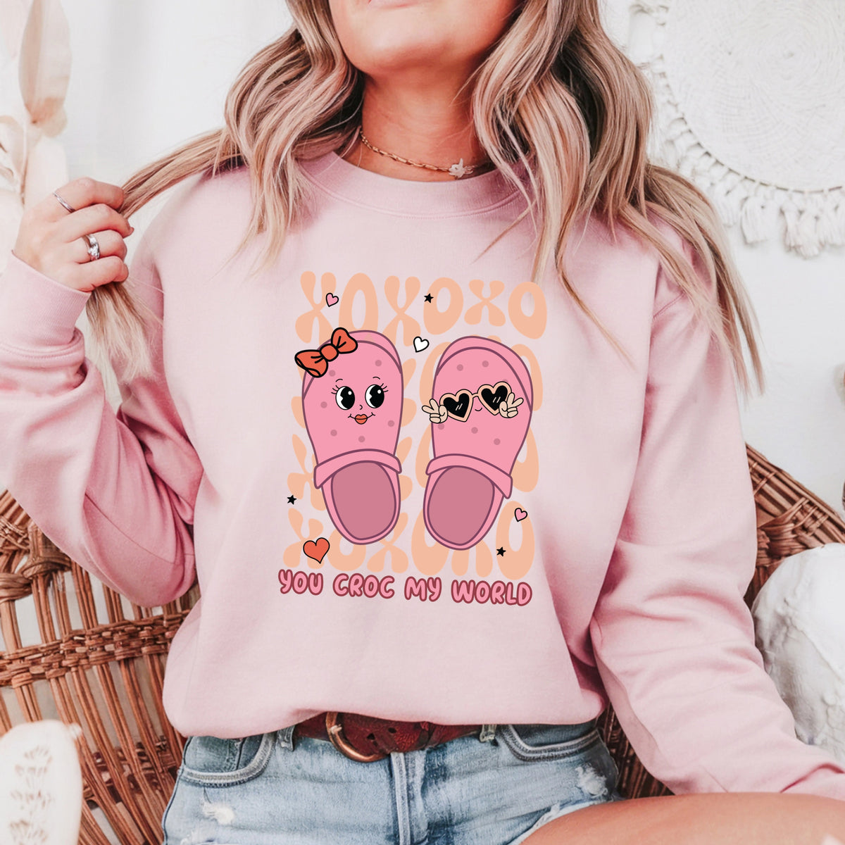 You Croc My World  - Adult Crewneck Sweatshirt