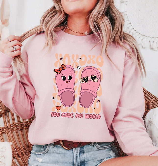 You Croc My World  - Adult Crewneck Sweatshirt