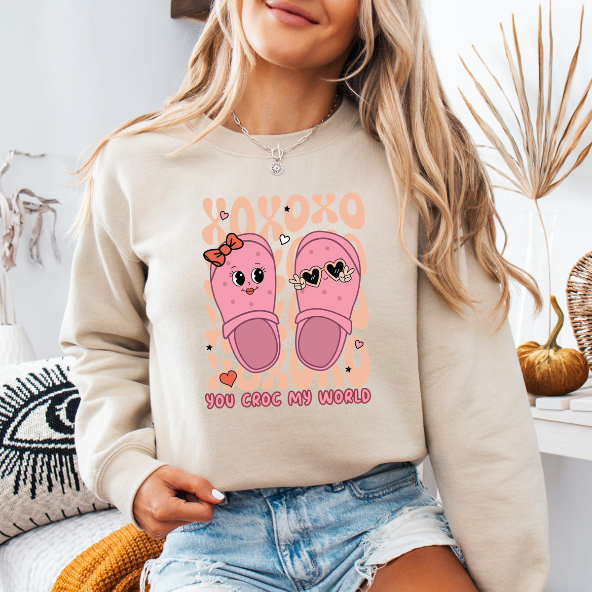 You Croc My World  - Adult Crewneck Sweatshirt