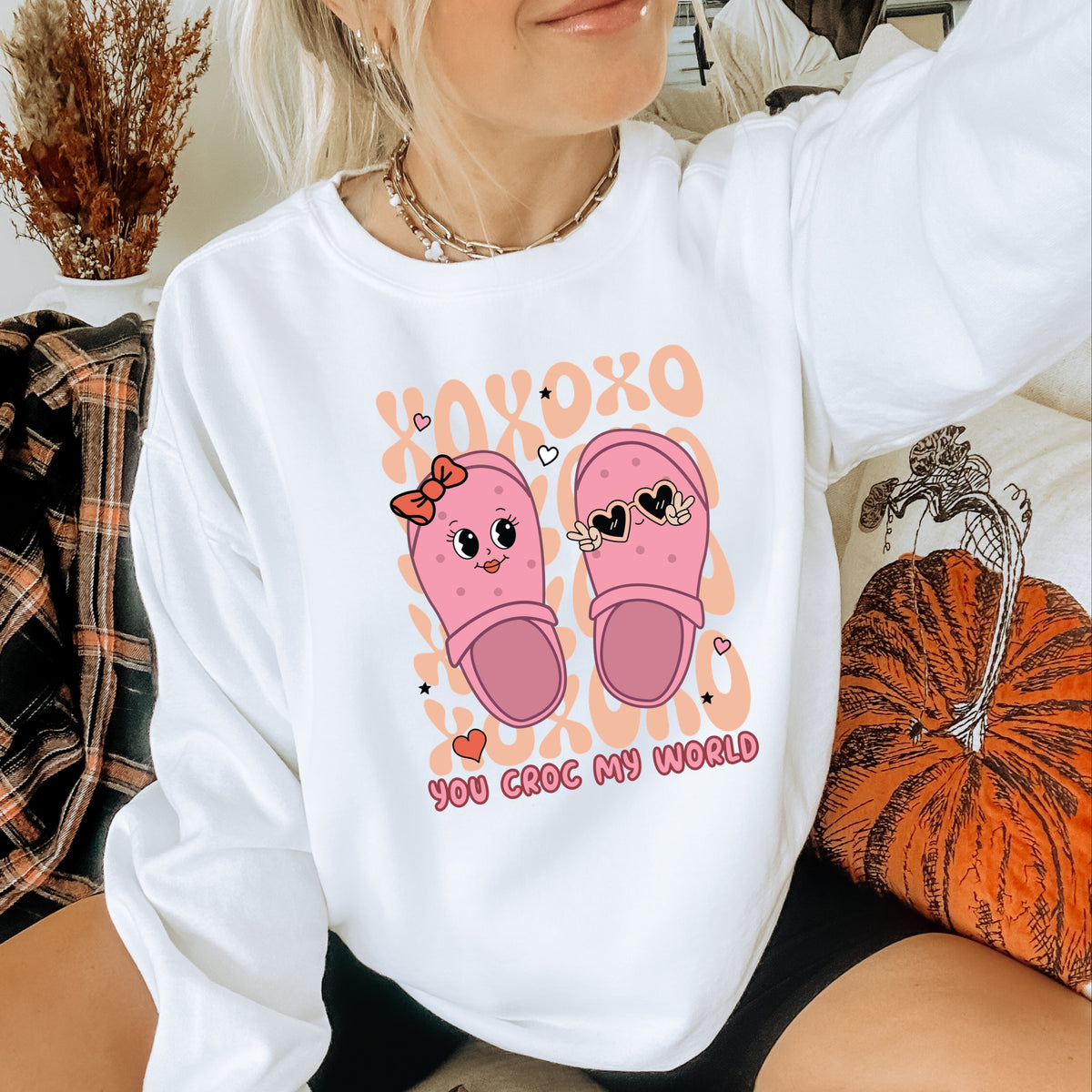 You Croc My World  - Adult Crewneck Sweatshirt