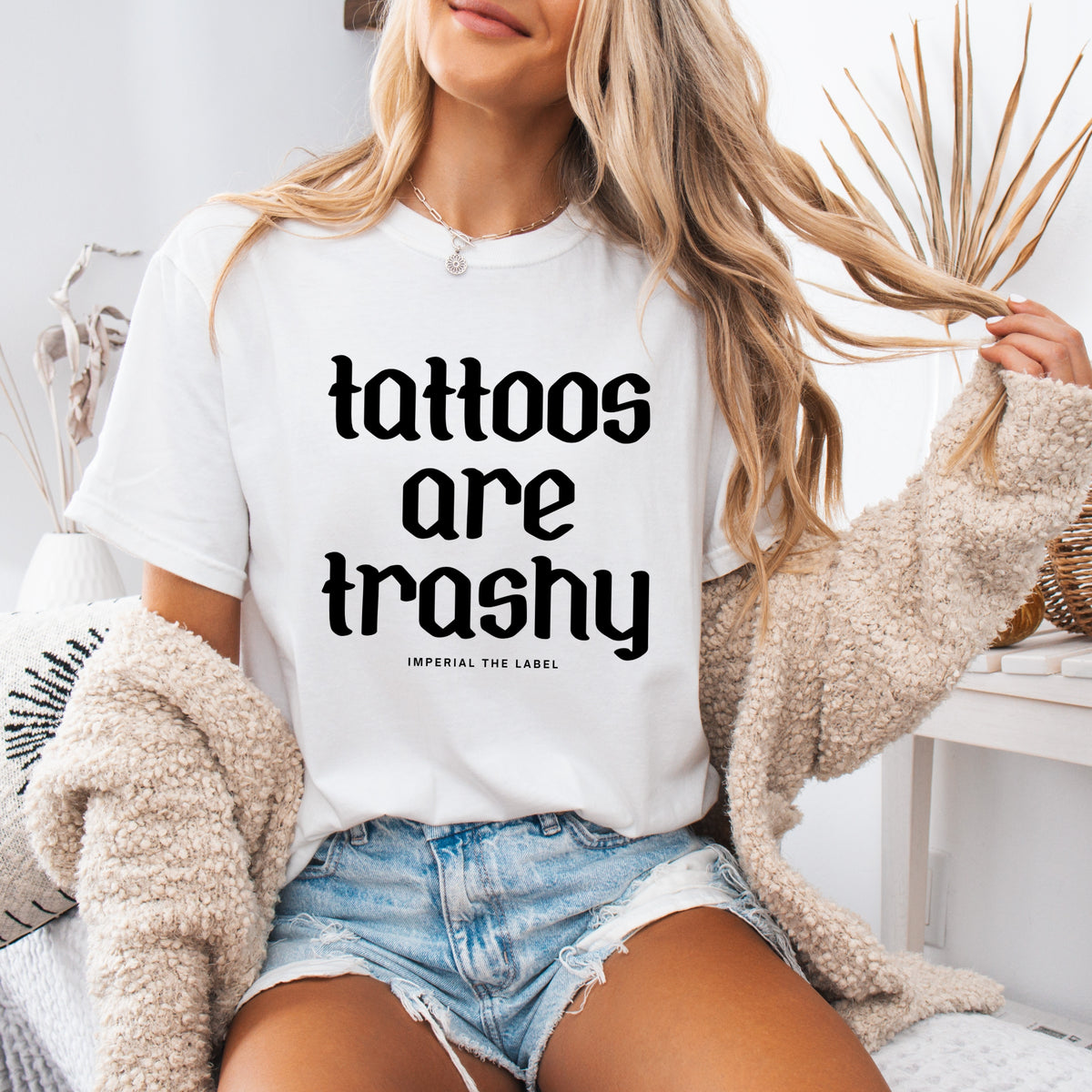 Tattoos are Trashy - Adult Comfort Colors T-Shirt