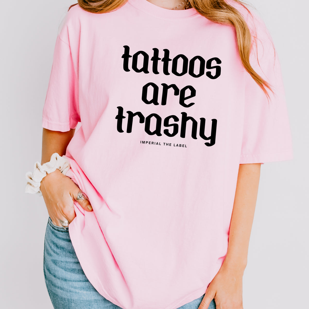Tattoos are Trashy - Adult Comfort Colors T-Shirt
