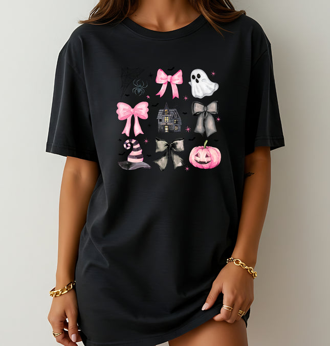 Pink Halloween Coquette - Adult Softstyle T-Shirt
