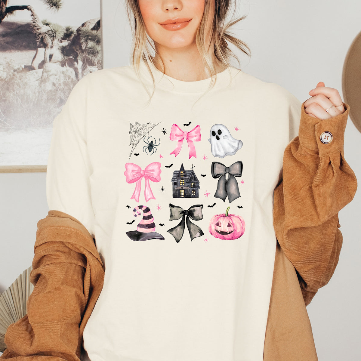 Pink Halloween Coquette - Adult Softstyle T-Shirt