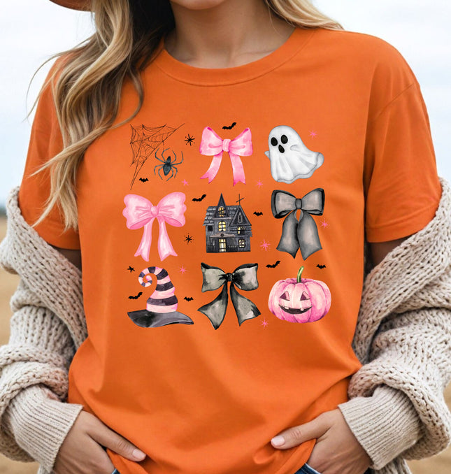 Pink Halloween Coquette - Adult Softstyle T-Shirt
