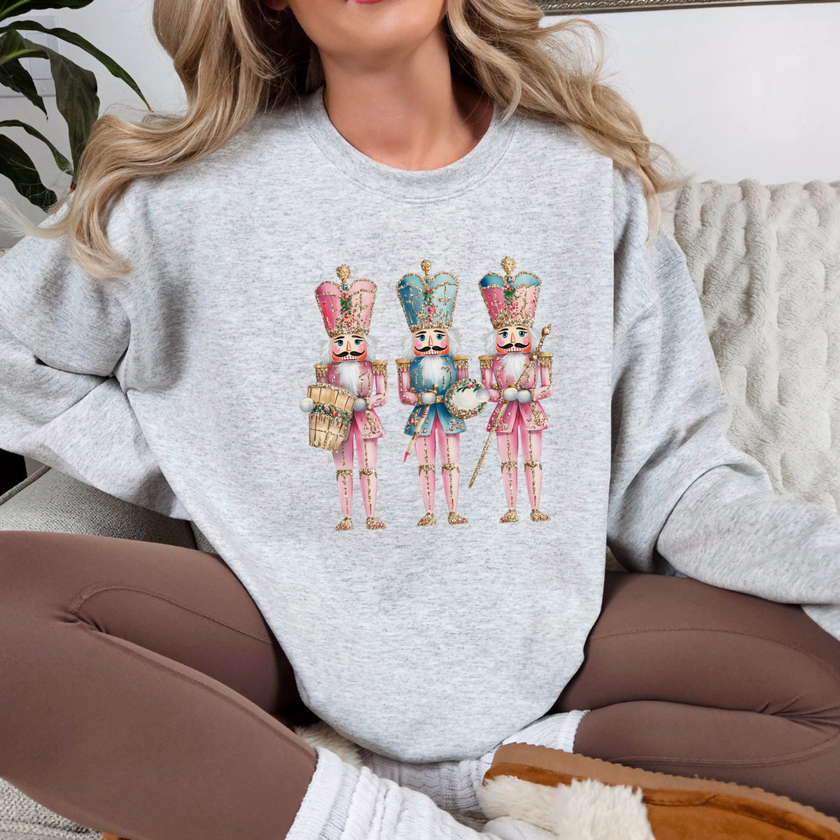 Vintage Nutcrackers - Adult Crewneck Sweatshirt