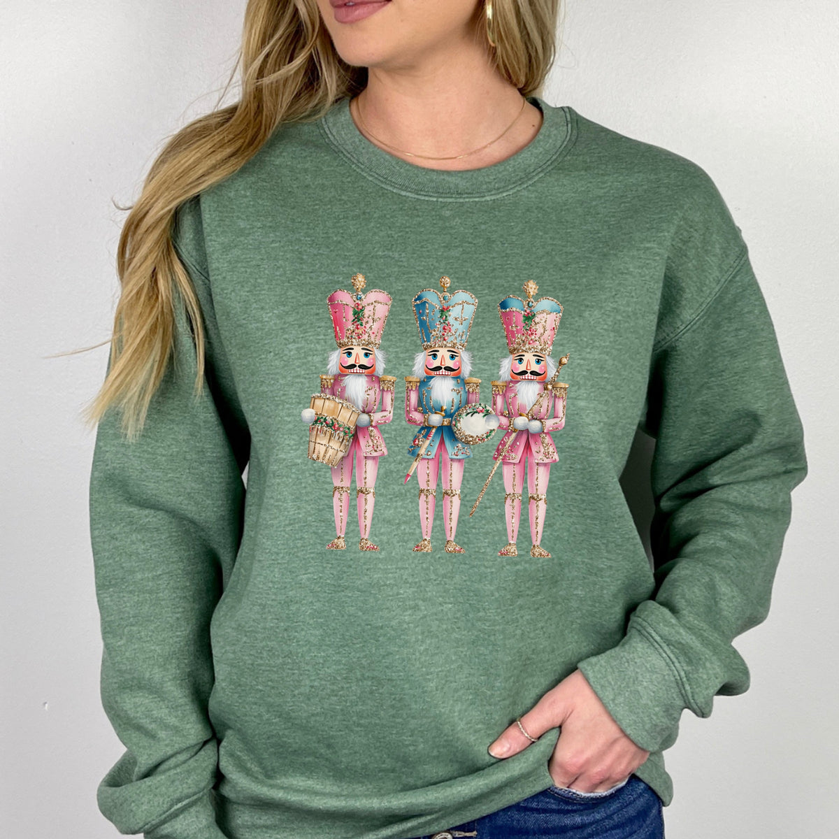 Vintage Nutcrackers - Adult Crewneck Sweatshirt