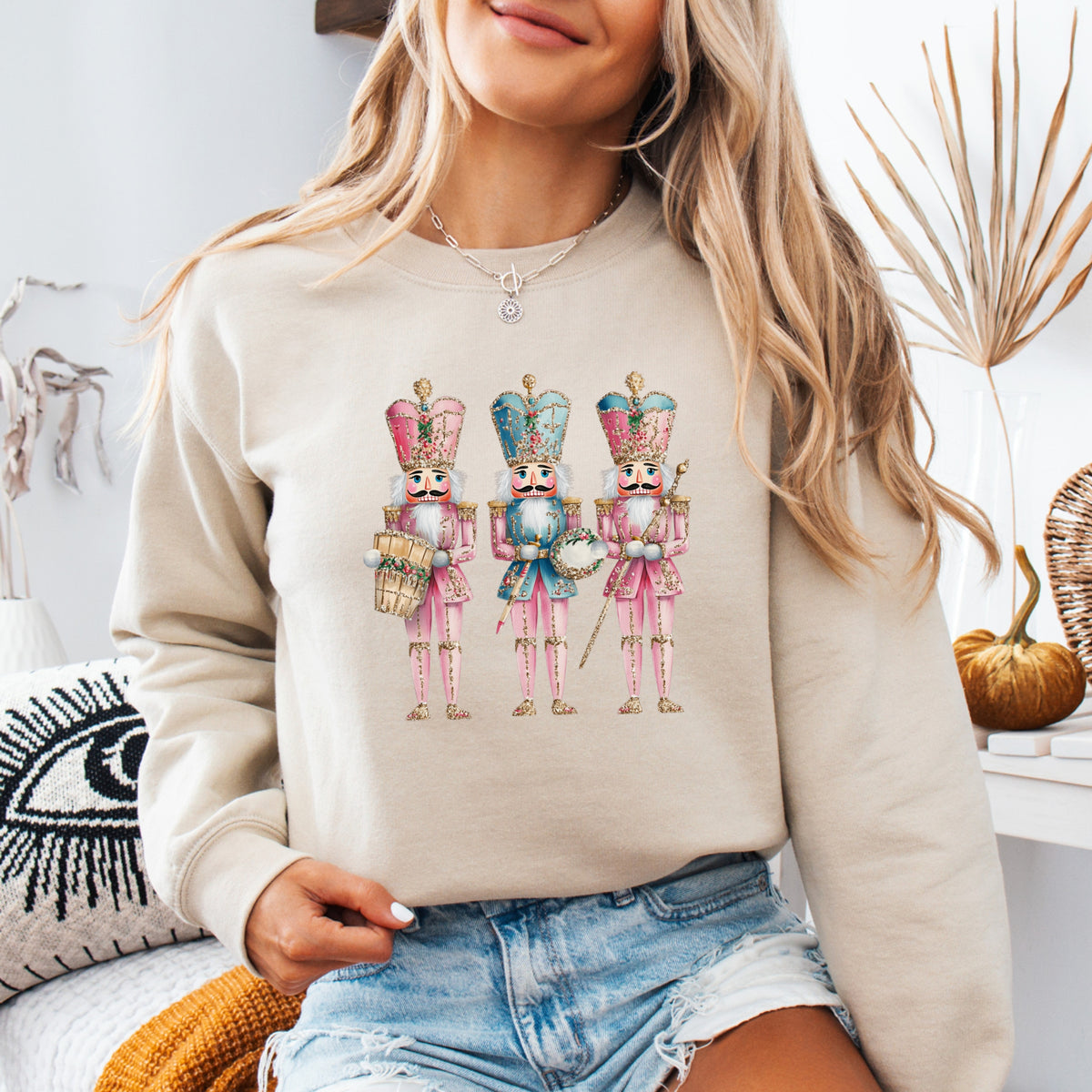 Vintage Nutcrackers - Adult Crewneck Sweatshirt