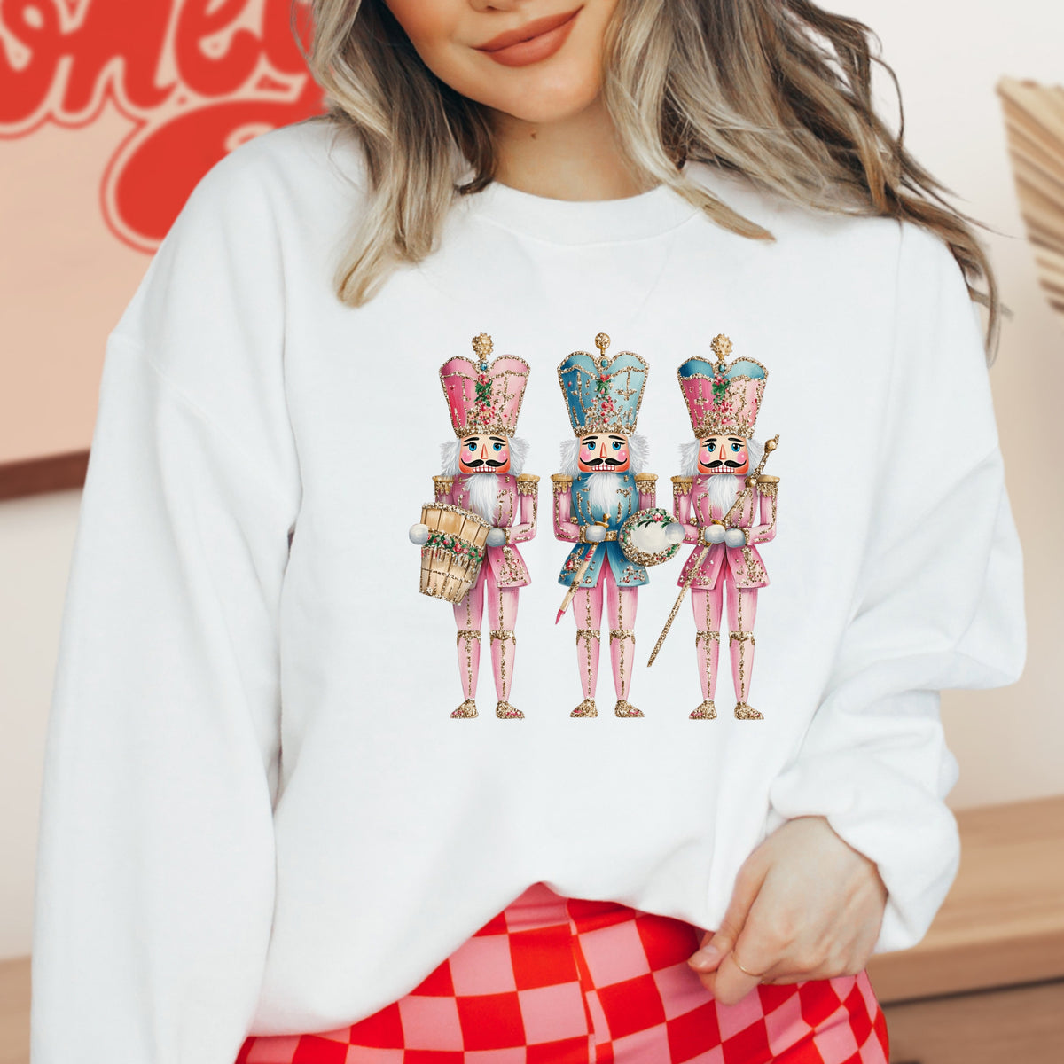 Vintage Nutcrackers - Adult Crewneck Sweatshirt