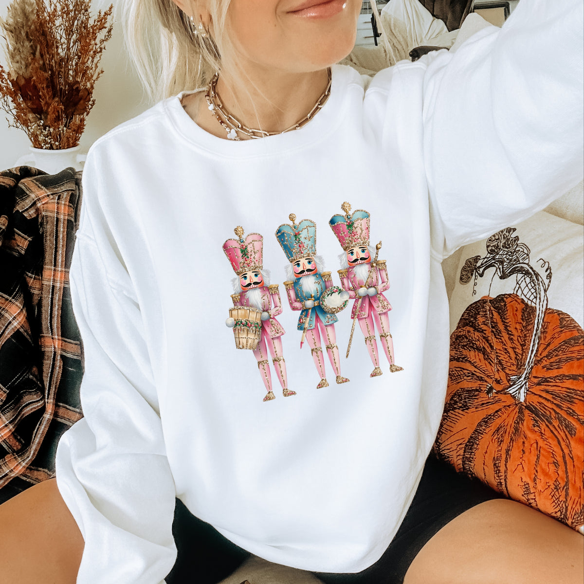 Vintage Nutcrackers - Adult Crewneck Sweatshirt