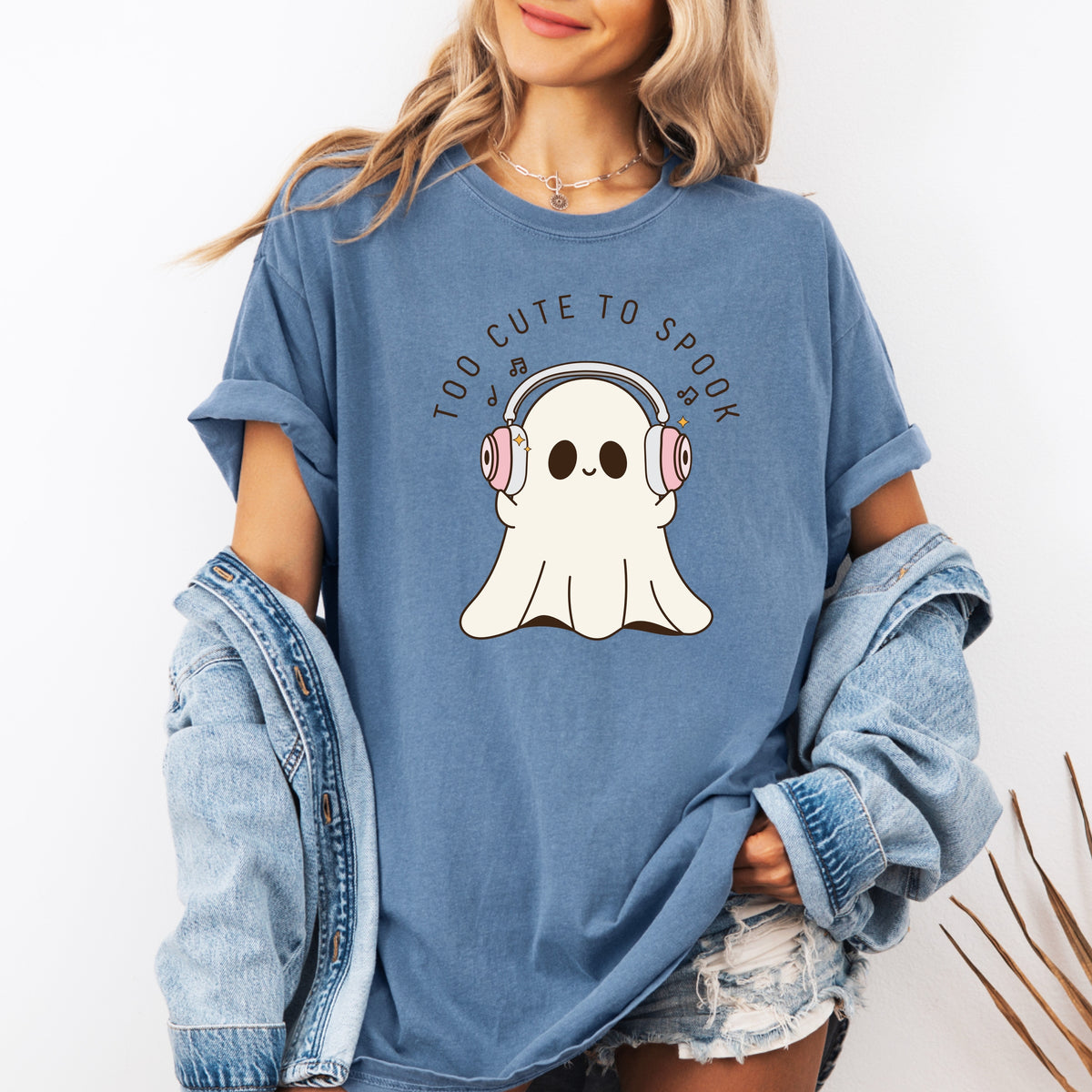 Too Cute To Spook Halloween -Adult Comfort Colors T-Shirt