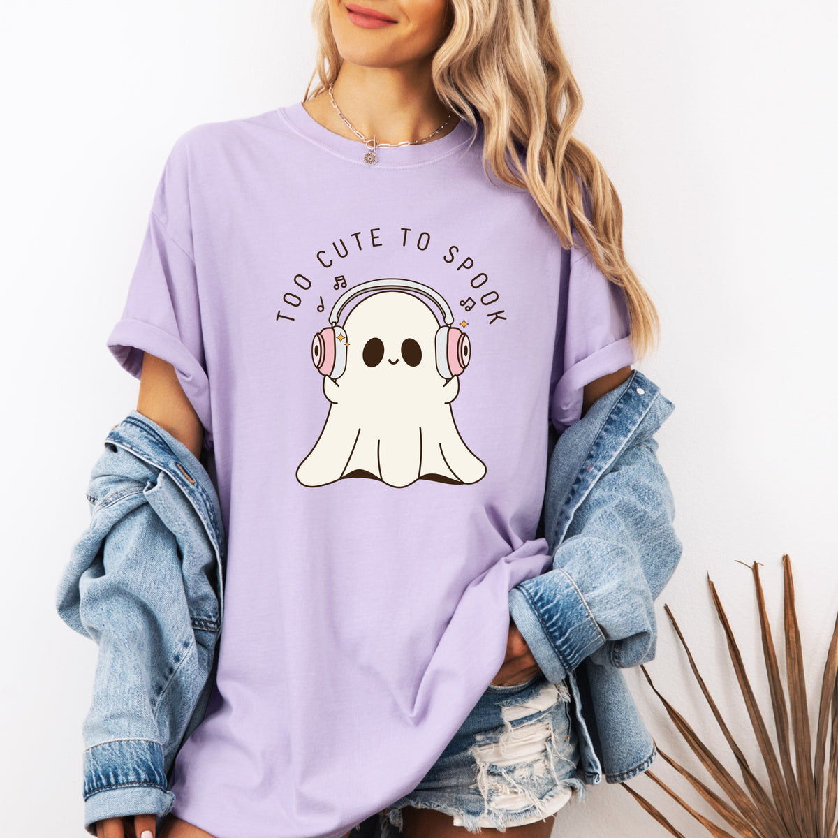 Too Cute To Spook Halloween -Adult Comfort Colors T-Shirt