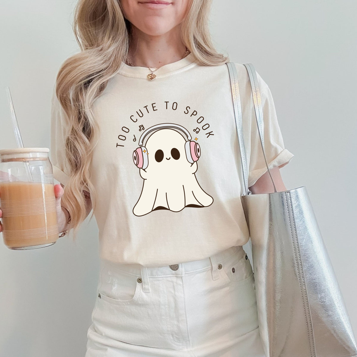 Too Cute To Spook Halloween -Adult Comfort Colors T-Shirt