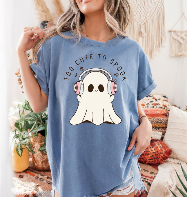 Too Cute To Spook Halloween -Adult Comfort Colors T-Shirt