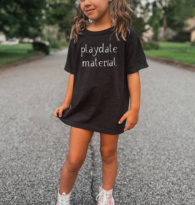 Playdate Material Kids - Youth Comfort Colors T-Shirt