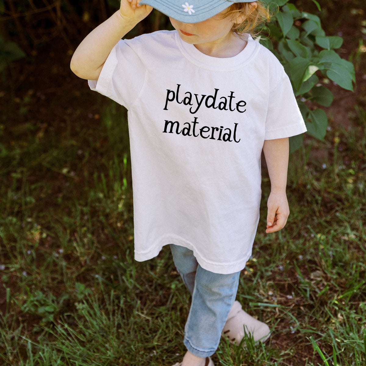 Playdate Material Kids - Youth Comfort Colors T-Shirt