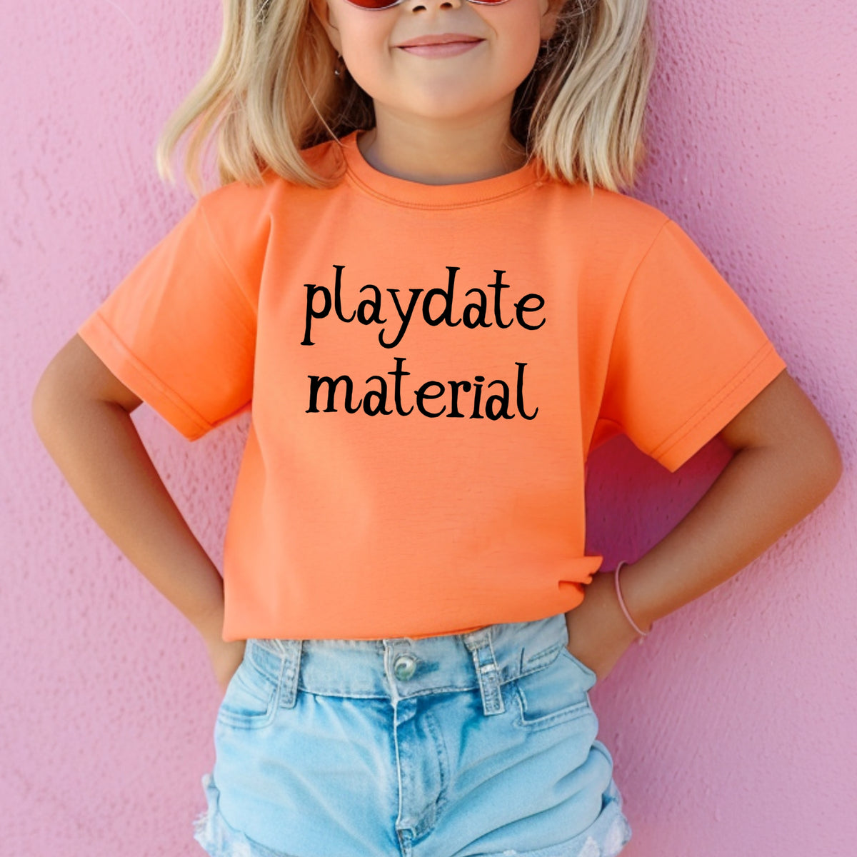 Playdate Material Kids - Youth Comfort Colors T-Shirt