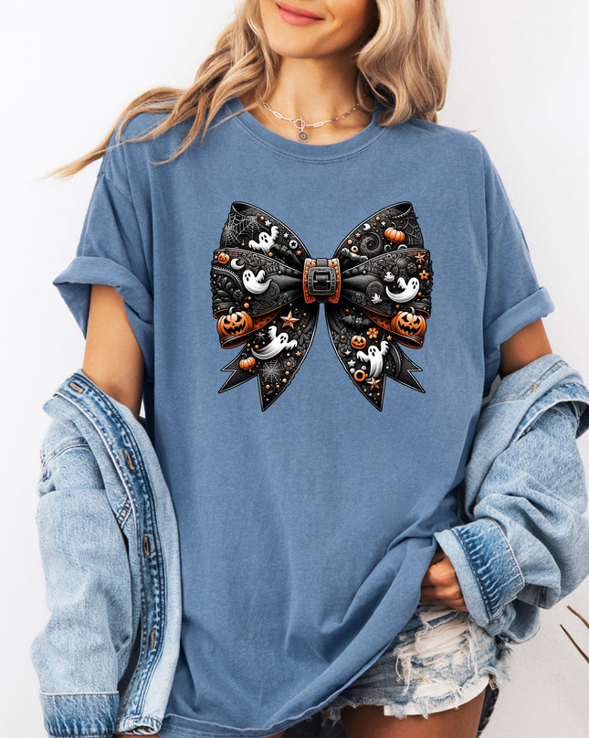 Ribbon Halloween Printed Comfort Colors T-Shirt 