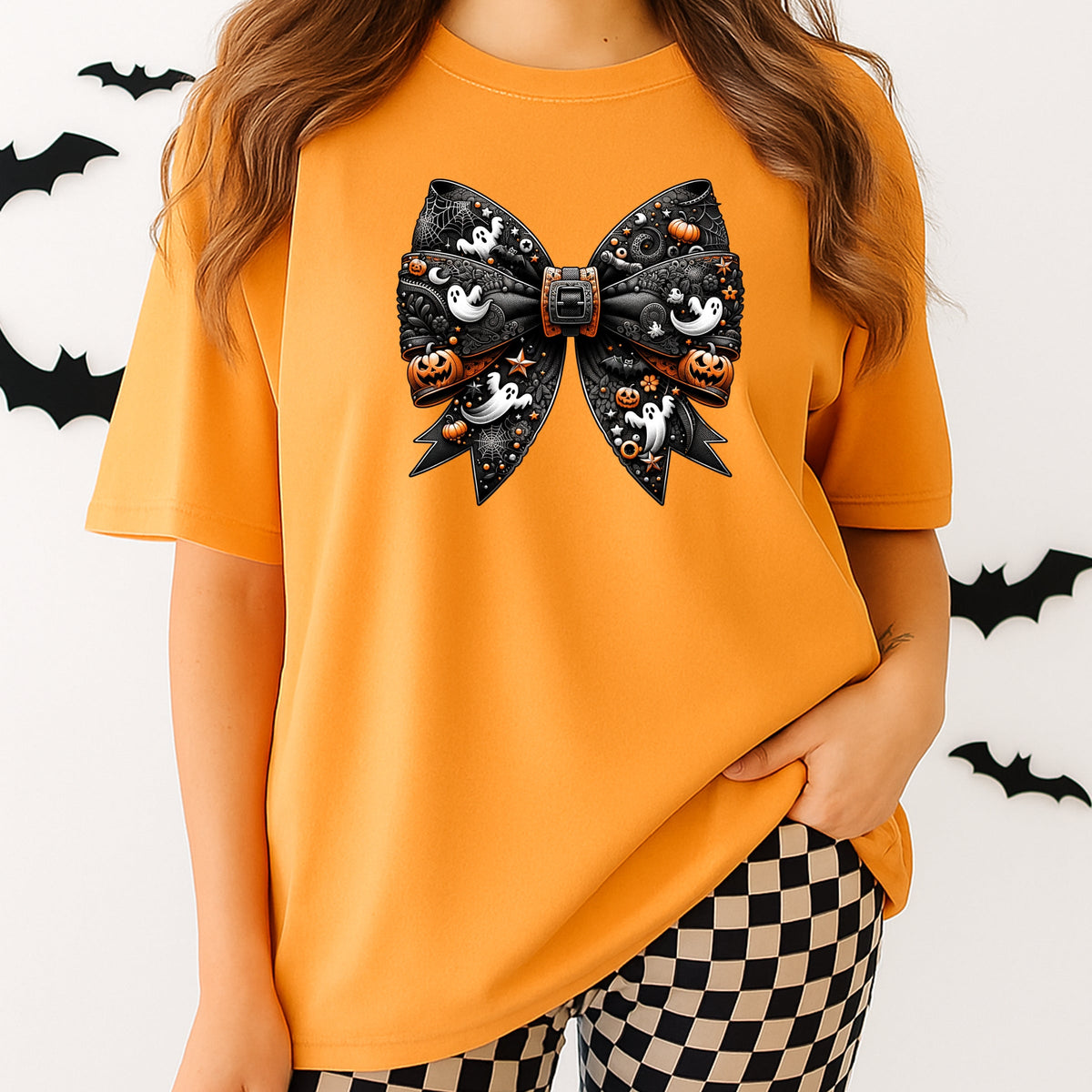 Ribbon Halloween - Adult Comfort Colors T-Shirt