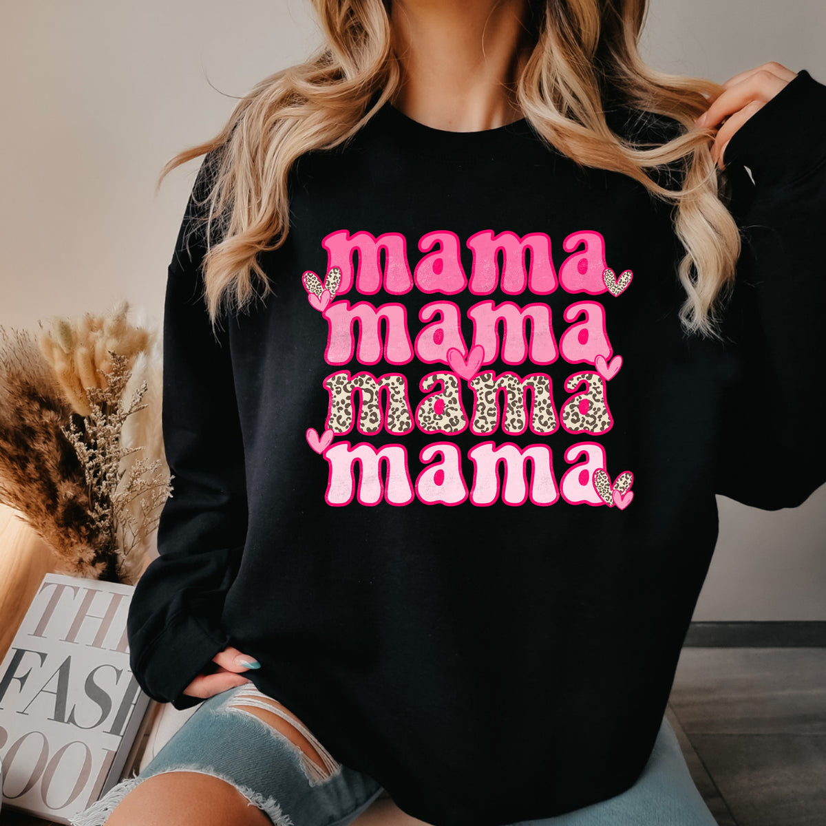 Mama Colorful - Adult Crewneck Sweatshirt