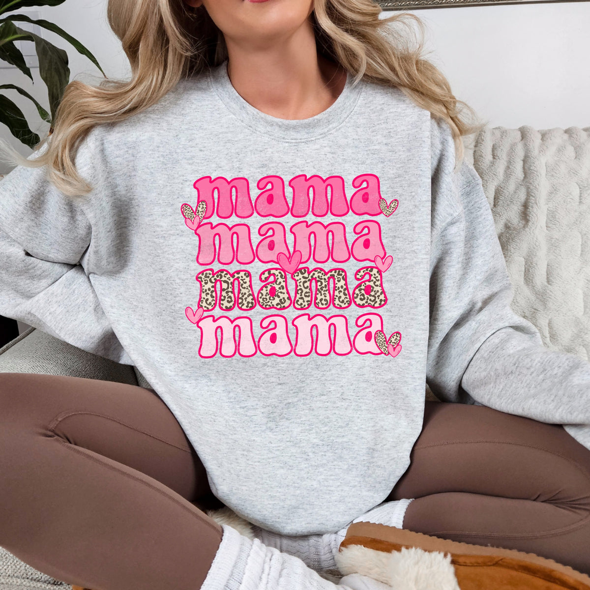 Mama Colorful - Adult Crewneck Sweatshirt