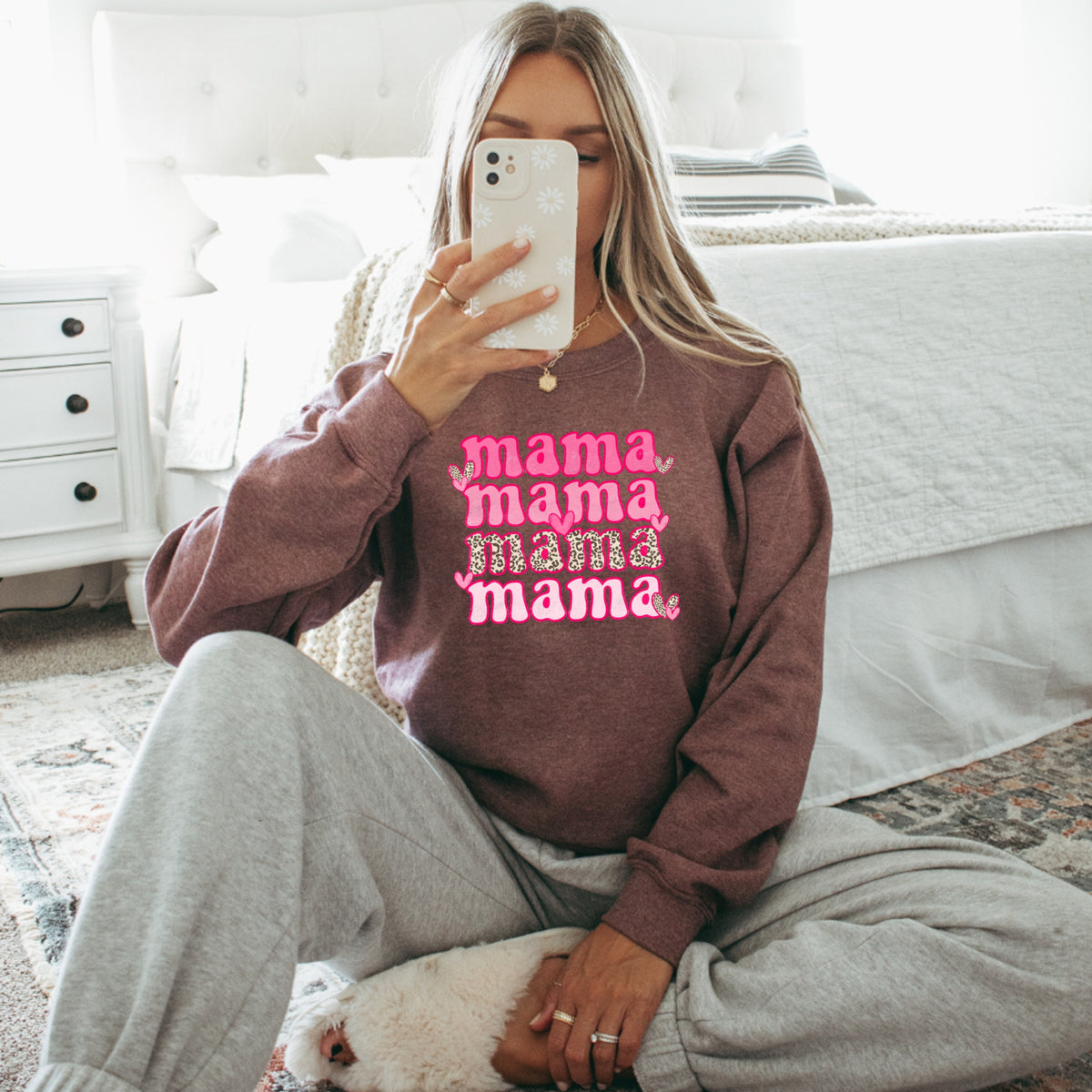 Mama Colorful - Adult Crewneck Sweatshirt