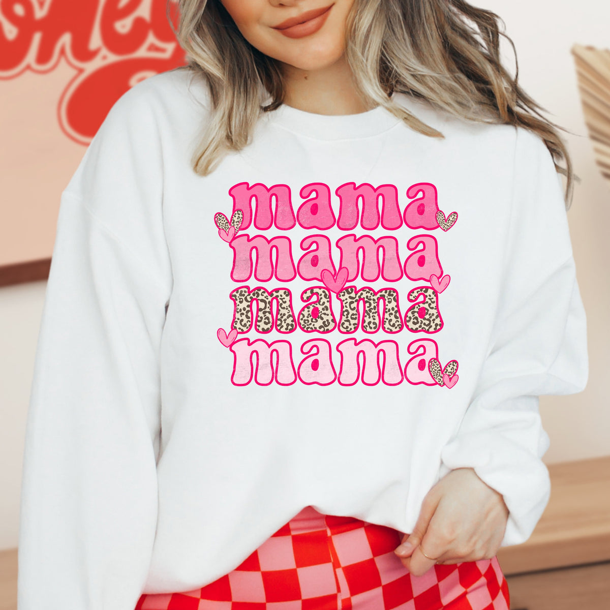 Mama Colorful - Adult Crewneck Sweatshirt