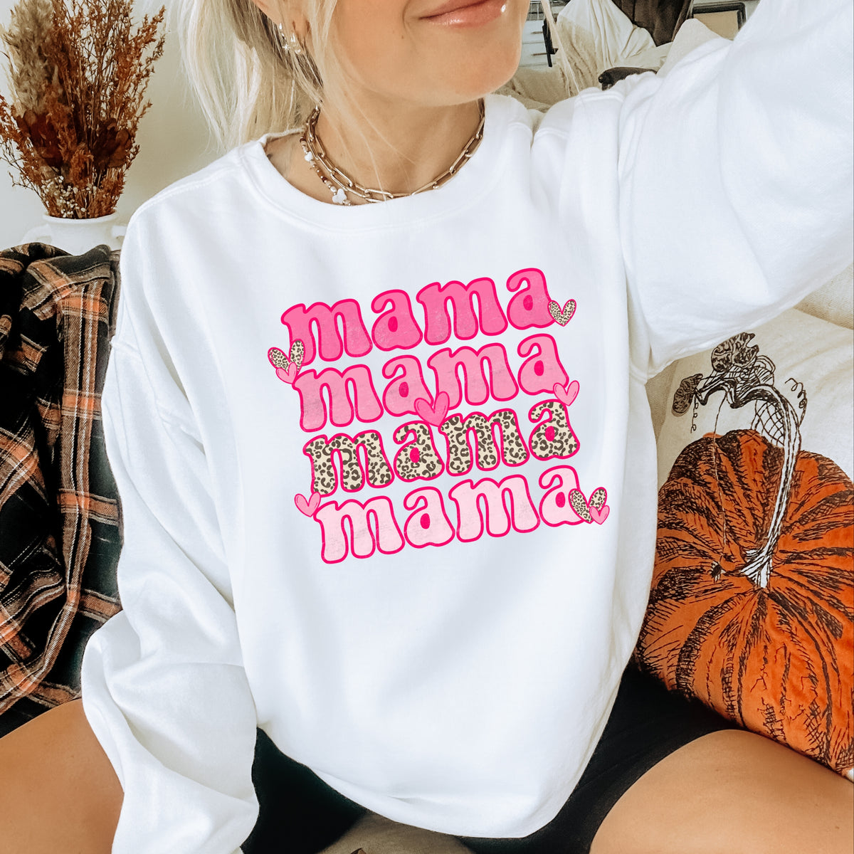 Mama Colorful - Adult Crewneck Sweatshirt